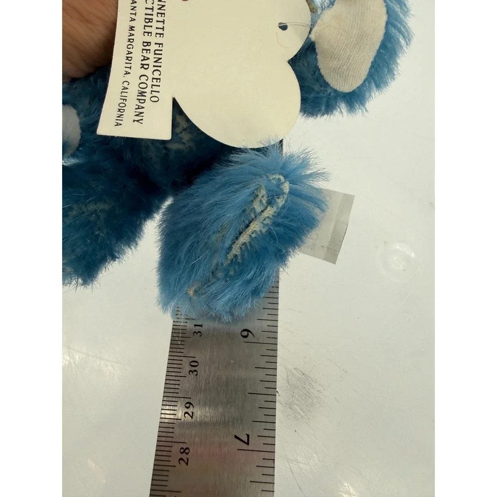 Annette Funicello Blue Bayou Mohair Bear Co Plush Bear 5.5